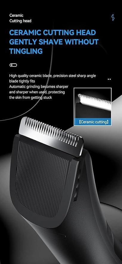 Kemei KM-1840 IPX7 Waterproof Body & Bikini Trimmer | LED Display | ماكينة إزالة الشعر