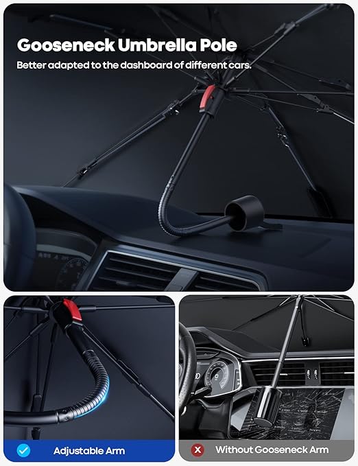 !احمِ زجاج سيارتك من شمس الصيف الحارقة Car Sun Shade, protect your Car from direct sun heat! 🔥
